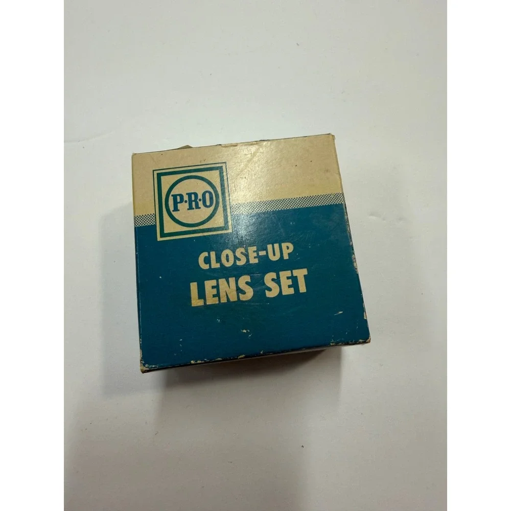 Vintage P.R.O 55mm Close-Up Lens Set +1 +2 +3 Diopter Filters with Case